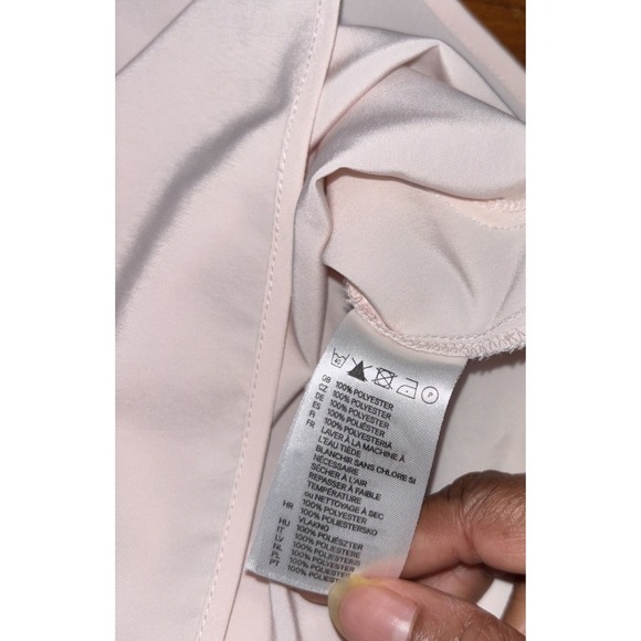 H&m Polyester Pink Camisole Tank Top Size 10 - Picture 3 of 5